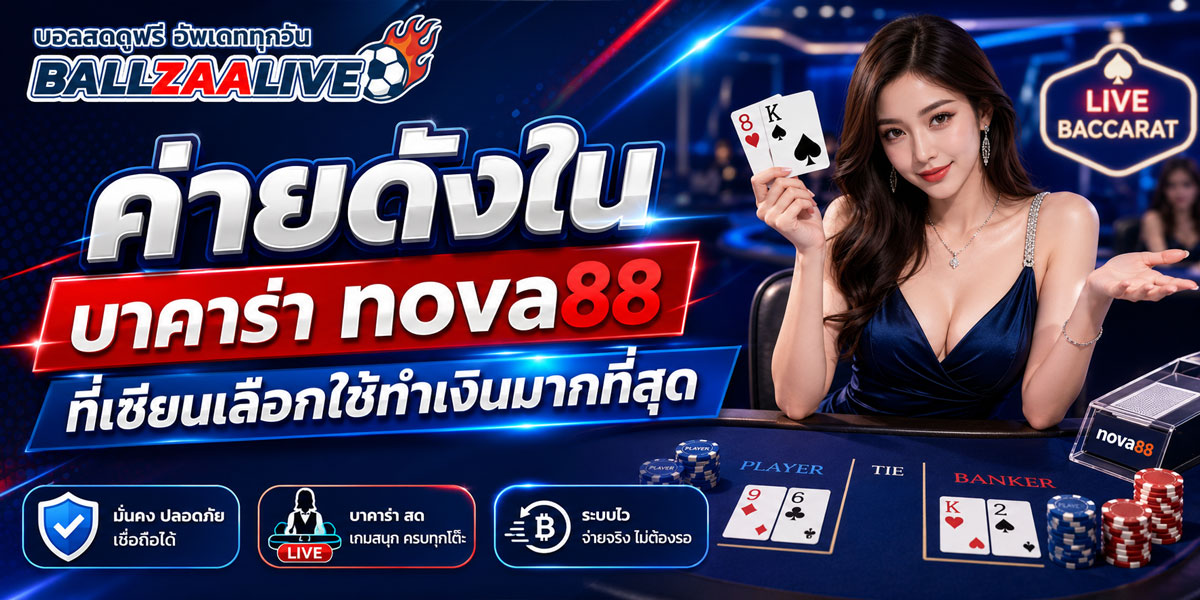 ค่ายดังใน บาคาร่า nova88